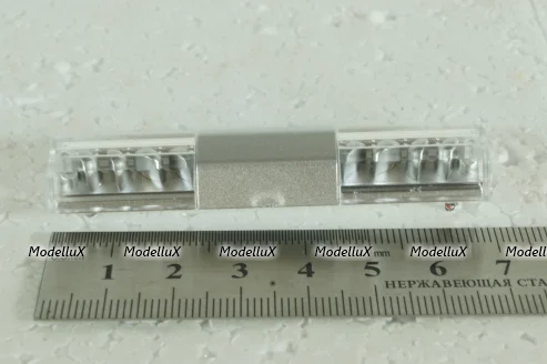 Световая балка для спец авто №3 (белая),  1:18