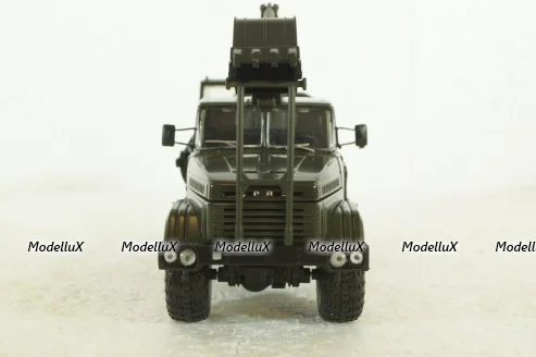 Краз-6322 ЭОВ-4422, Экскаватор хаки, Н748, Наш Автопром 1:43