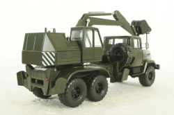Краз-6322 ЭОВ-4422, Экскаватор хаки, Н748, Наш Автопром 1:43