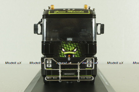 Renault Magnum AE 500 1991, green mamba, Truck Tuning Collection #6, Hachette 1:43