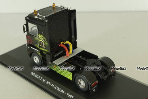 Renault Magnum AE 500 1991, green mamba, Truck Tuning Collection #6, Hachette 1:43