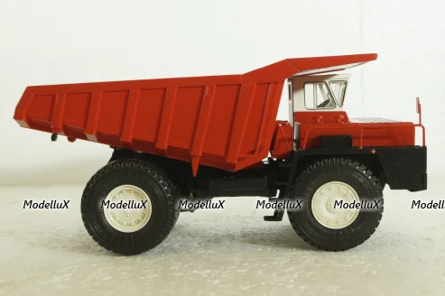 Белаз-548, карьерный самосвал, красный, Н007, Наш Автопром 1:43