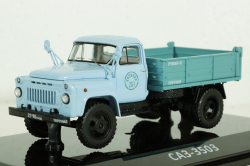 Газ-3503 Саз, 1981 г., голубой, 105210, DiP Models 1:43