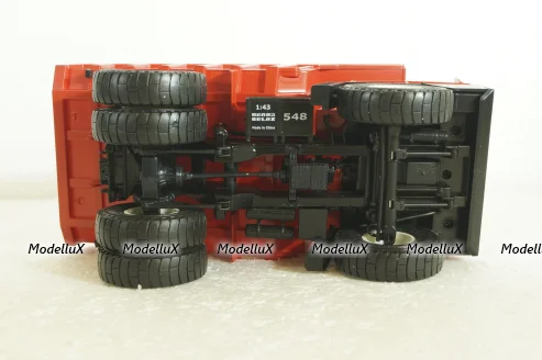 Белаз-548, карьерный самосвал, красный, Н007, Наш Автопром 1:43