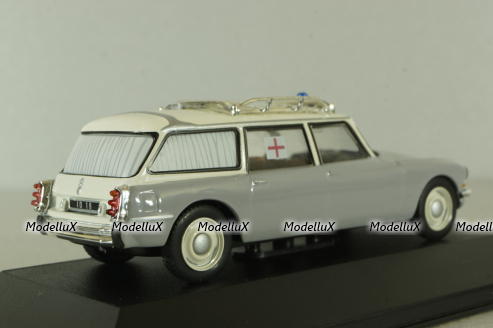 Citroen ID 19 Break grey, Ambulance Special, Atlas 1:43