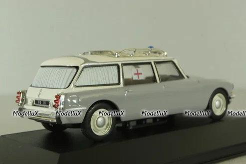 Citroen ID 19 Break grey, Ambulance Special, Atlas 1:43