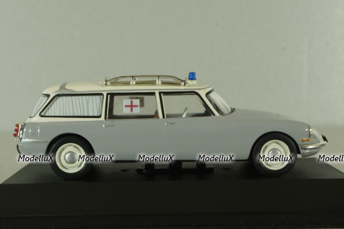 Citroen ID 19 Break grey, Ambulance Special, Atlas 1:43