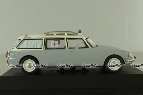 Citroen ID 19 Break grey, Ambulance Special, Atlas 1:43