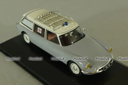 Citroen ID 19 Break grey, Ambulance Special, Atlas 1:43