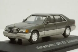 Mercedes 600SEL Limousine, W140, grey, 70034, Herpa 1:43