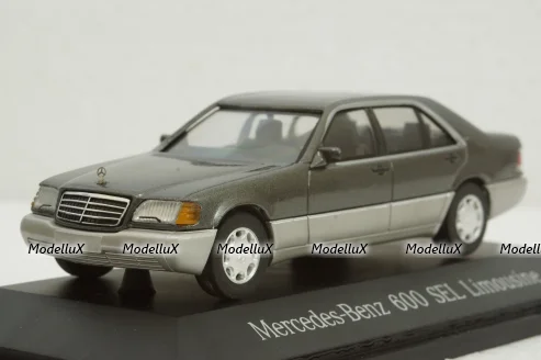 Mercedes 600SEL Limousine, W140, grey, 70034, Herpa 1:43
