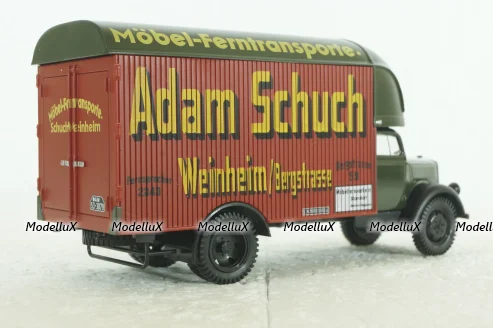 Opel Blitz Mobel Adam Schuch, green, Altaya 1:43