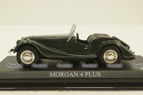 Morgan 4 Plus, cabrio, green, Del Prado 1:43
