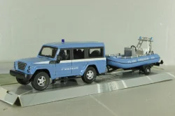 Iveco Massif Polizia с катером, 53131POL,Mondo Motors 1:43