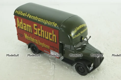 Opel Blitz Mobel Adam Schuch, green, Altaya 1:43