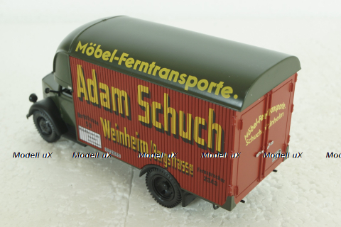 Opel Blitz Mobel Adam Schuch, green, Altaya 1:43