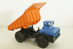 Белаз-7523 карьерный самосвал, синий/оранжевый, Н009, Наш Автопром 1:43