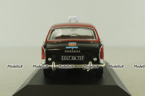 Peugeot 404 Taxi Paris 1962, black Altaya 1:43 Уценка!