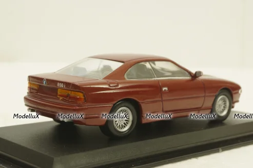BMW 850i, red, Del Prado 1:43