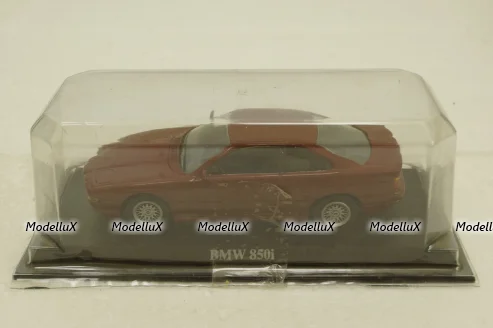 BMW 850i, red, Del Prado 1:43