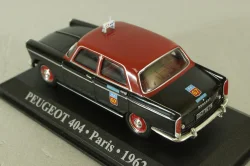 Peugeot 404 Taxi Paris 1962, black Altaya 1:43 Уценка!
