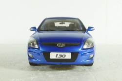 Hyundai i30 2007, blue, Paudi 1:18