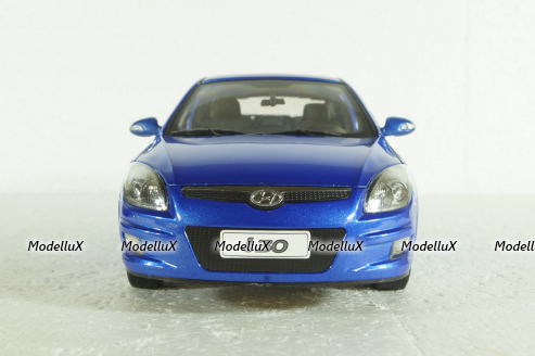Hyundai i30 2007, blue, Paudi 1:18