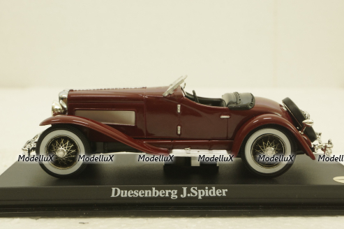 Duesenberg J.Spider, red, Del Prado 1:43