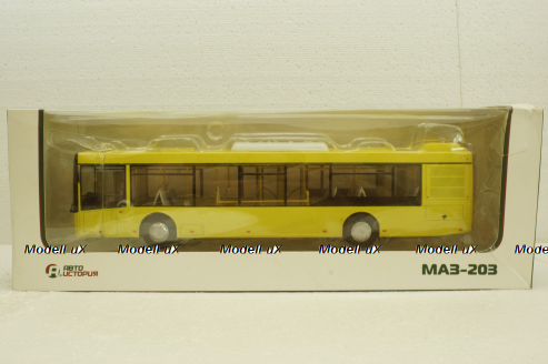 МАЗ-203 Городской автобус жёлтый, арт. 102651, Аист 1:43