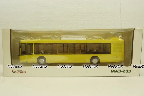 МАЗ-203 Городской автобус жёлтый, арт. 102651, Аист 1:43