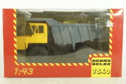 Белаз-7540 карьерный самосвал, желтый/серый, Н004, Наш Автопром 1:43
