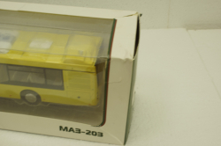 МАЗ-203 Городской автобус жёлтый, арт. 102651, Аист 1:43