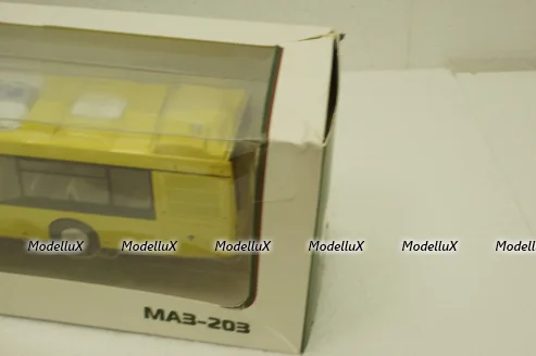 МАЗ-203 Городской автобус жёлтый, арт. 102651, Аист 1:43