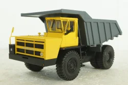 Белаз-7540 карьерный самосвал, желтый/серый, Н004, Наш Автопром 1:43
