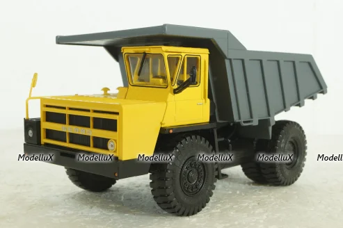 Белаз-7540 карьерный самосвал, желтый/серый, Н004, Наш Автопром 1:43
