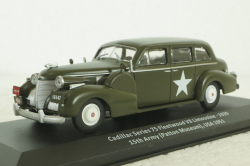Cadillac Series 75 Fleetwood V8 Limousine 1939, USA 1951, Altaya Military #2 Altaya 1:43