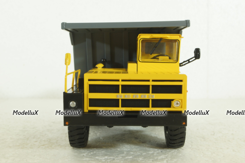 Белаз-7540 карьерный самосвал, желтый/серый, Н004, Наш Автопром 1:43
