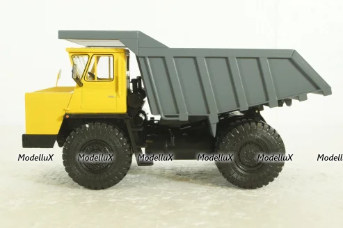 Белаз-7540 карьерный самосвал, желтый/серый, Н004, Наш Автопром 1:43