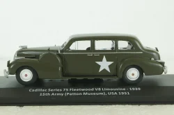 Cadillac Series 75 Fleetwood V8 Limousine 1939, USA 1951, Altaya Military #2 Altaya 1:43