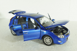 Hyundai i30 2007, blue, Paudi 1:18
