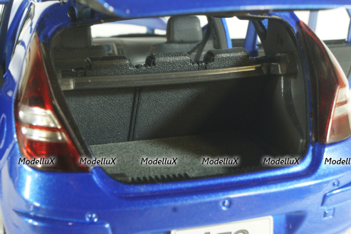 Hyundai i30 2007, blue, Paudi 1:18