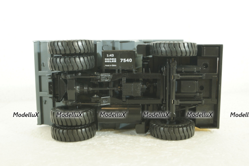Белаз-7540 карьерный самосвал, желтый/серый, Н004, Наш Автопром 1:43