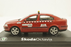 Skoda Octavia, Taxi Praha, red, 143-006RED, Abrex 1:43