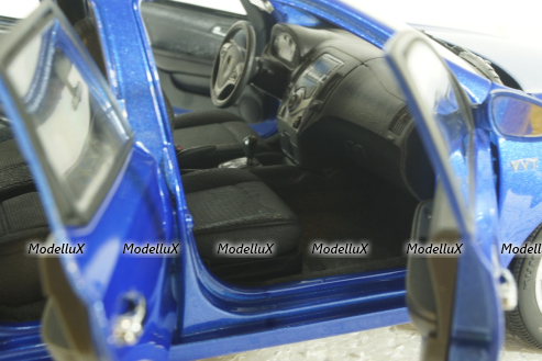 Hyundai i30 2007, blue, Paudi 1:18