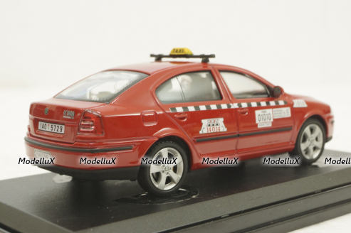 Skoda Octavia, Taxi Praha, red, 143-006RED, Abrex 1:43