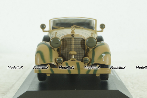 Mercedes TYP 770K (W150) 1943 Deutsches Africa Korps, Tunisia, Altaya Military #6 Altaya 1:43