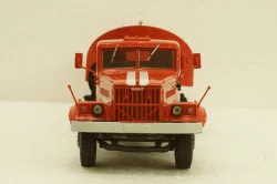 Краз-258 с п/прицепом ТЗ-22, красный, АвтоИстория 1:43