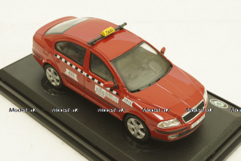 Skoda Octavia, Taxi Praha, red, 143-006RED, Abrex 1:43