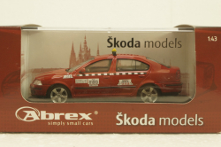 Skoda Octavia, Taxi Praha, red, 143-006RED, Abrex 1:43