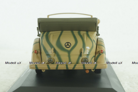 Mercedes TYP 770K (W150) 1943 Deutsches Africa Korps, Tunisia, Altaya Military #6 Altaya 1:43